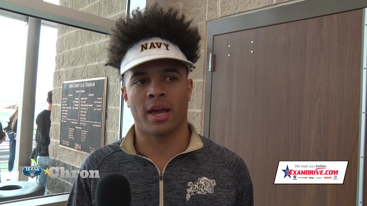 New Caney- Jordan Cooper commits to United States Naval Academy