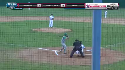 Brenham vs Tomball Memorial 4/15/2018 Baseball Highlights - Watch the full game at texanlive.com
