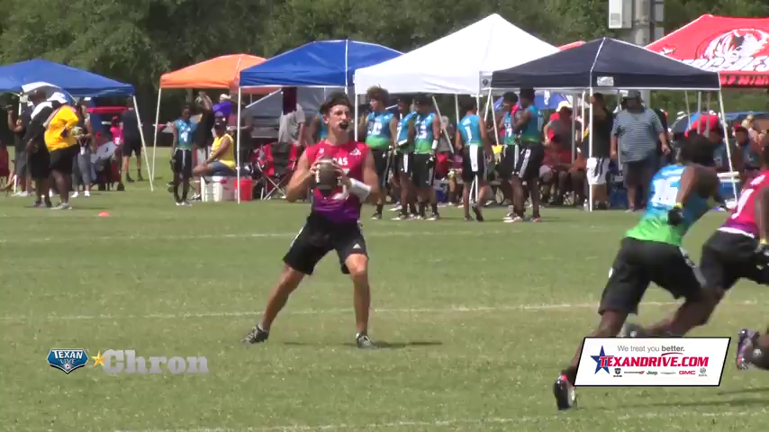 HIGHLIGHTS: 7on7 Day 1 - Foster (Blue) vs Sachse (Red) - Final 32-18, Sachse with the win.