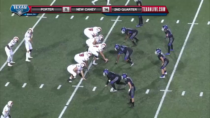 New Caney with the pick 6 against Porter on 11/3/2017