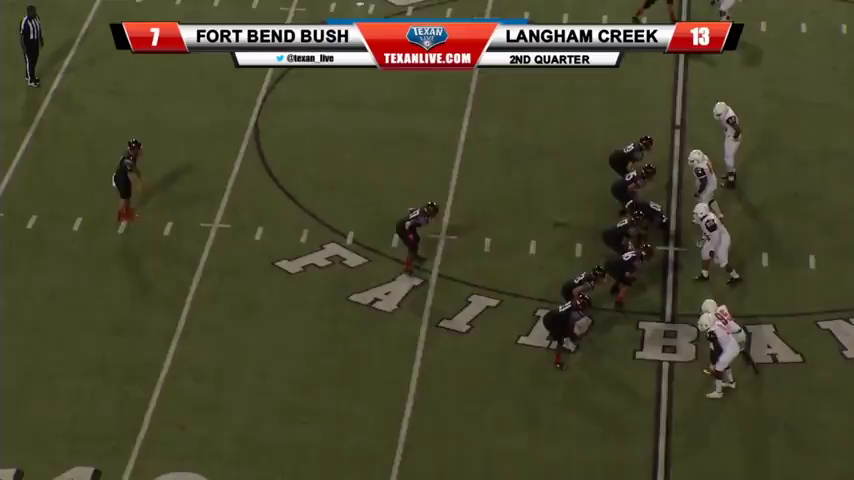 Fort Bend Bush's Jamal Morris Improvises - returns punt 78 yards for a touchdown!