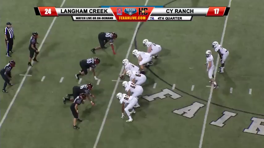  Cypress Ranch's Willie Eldridge game-tying 40-yard touchdown run against Langham Creek.
