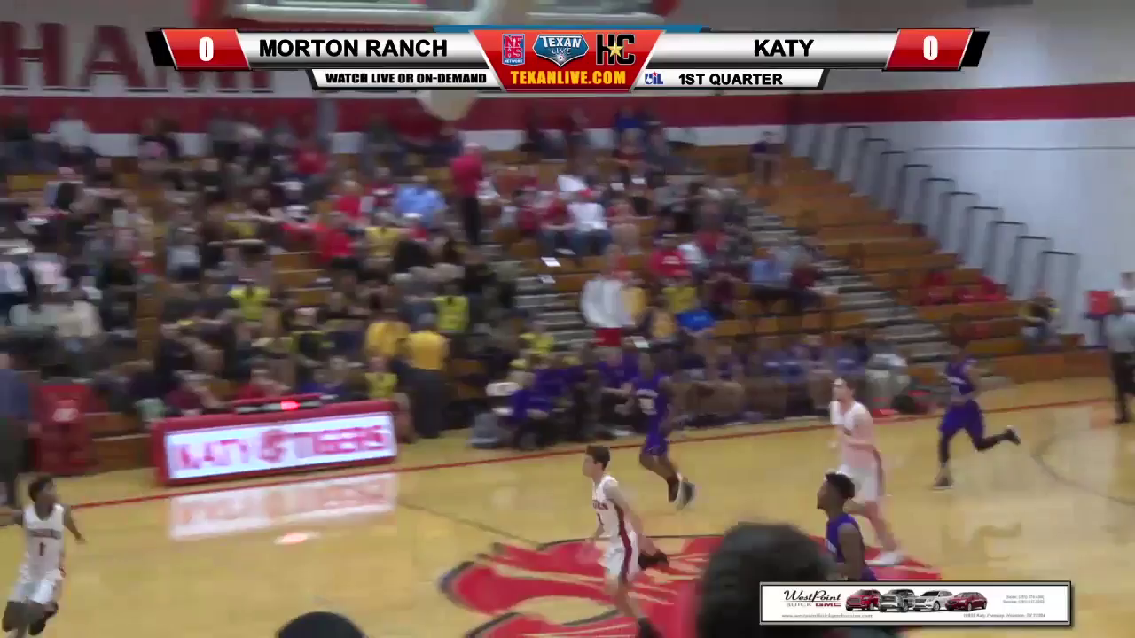HIGHLIGHTS: Morton Ranch vs Katy - Boys Varsity Basketball - 1-11-19 - 7PM