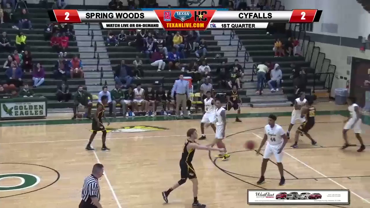 HIGHLIGHTS: Spring Woods vs Cypress Falls - Boys Varsity Basketball - 1-18-19 - 7PM