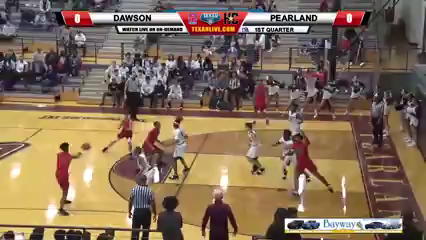 HIGHLIGHTS: Dawson vs Pearland - Boys Varsity Basketball - 1-25-19 - 7PM